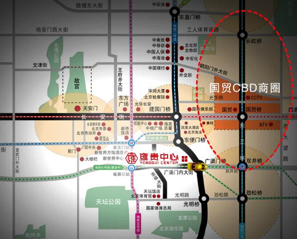雍贵中心交通位置图